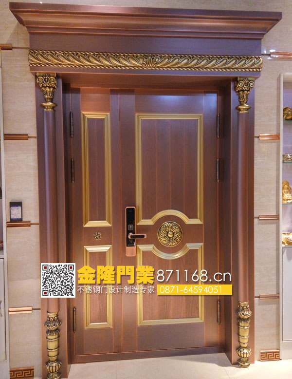 昆明防爆铜门;仿铜门;云南铜门;云南铜门厂;云南有铜门厂吗;云南别墅铜门